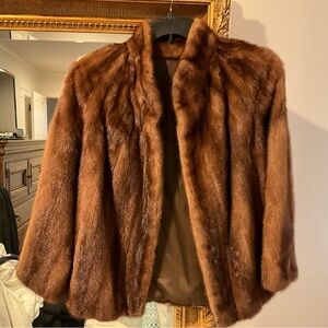 Mink Jacket w Suede Leather Lining
